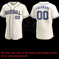 Camiseta de Béisbol para Hombre, con Botones, Manga Corta, Malla Transpirable, Uniforme de Equipo Personalizado por Sublimación