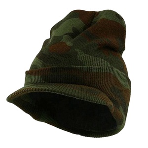 Bulk Outdoor Lady Brim <b>Beanie</b> Hat Acrylic Customized <b>Women</b> Knitted <b>Beanie</b> With Brim - Product Image 1