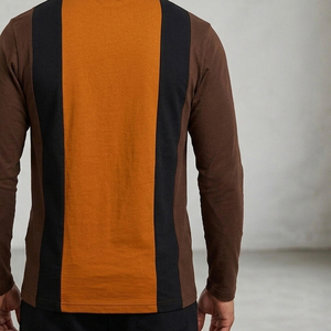 Camiseta de Manga Larga con Cuello en V para Hombre, Informal, de Primera Calidad, Multicolor - Product Image 6