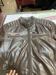 Veste en cuir élégante pour homme, couleur personnalisée, 100% cuir, veste en cuir slim personnalisée pour homme à faible MOQ - Product Image 5