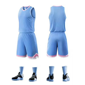 Maillots et shorts de basket-ball, ensemble deux pièces pour garçons avec nom et numéro d'équipe personnalisés - Product Image 3