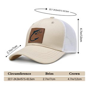 Casquette Trucker Unisexe en Cuir avec Patch, Réglable, en Maille, à Fermeture Snapback – Fournisseur en Gros - Product Image 3