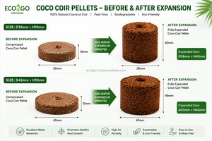 Discos y Tapones de Fibra de Coco Expandibles de 35mm y 42mm para Germinación de Semillas, Tabletas de Turba de Coco Comprimida al por Mayor ECO2GO Vietnam - Product Image 5