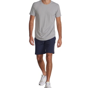 2025 Men's Casual Golf Shorts Navy Drawstring Pockets 7 Inch Outdoor Nylon Comfortable Woven <b>Boxer</b> Fleece Waistband Lightweight - Product Image 5