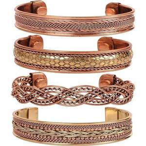 Elegant <b>Copper</b> Wristband for <b>Men</b> and Women Daily Wear <b>Bracelet</b> - Product Image 3