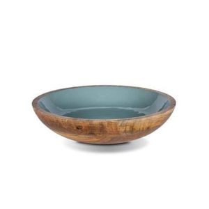 Handcrafted Wooden Serving <b>Bowl</b> Boho Pattern Enamel Interior - <b>Large</b> Sustainable Wood Fruit Salad <b>Bowl</b> for Home Decor & Gifting - Product Image 5