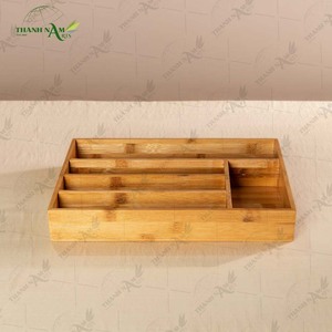 Support à Couverts en Bambou Pressé Écologique pour Cuisine – Organisateur Durable en Bambou – Vente en Gros - Product Image 2