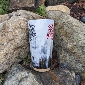 High Quality Horn Glass Handcrafted <b>Drinkware</b> for Bar Kitchen Affordable Price Viking Style Horn Cup for Drinks - Product Image 6