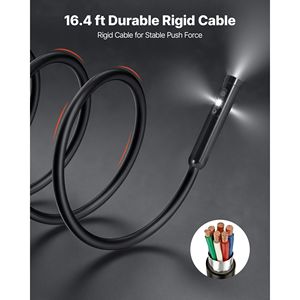 Endoscopio Industrial con Pantalla IPS HD de 4.5 Pulgadas, Triple Lente, 8+2 Luces, Zoom 8X, Cámara Boroscópica Impermeable IP67 para Inspección - Product Image 5