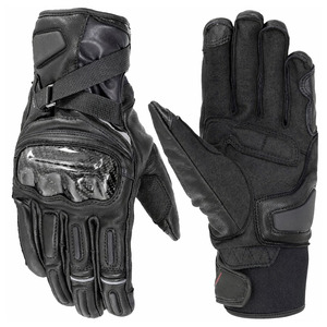 Leather <b>Touch</b> <b>Screen</b> Motorcycle <b>Gloves</b> Full Finger Breathable Tactical Riding <b>Gloves</b> Hook Loop Closure Protective Racing Gear - Product Image 1