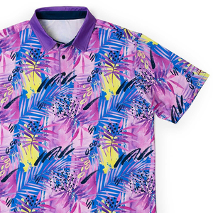 เสื้อโปโลลายทางผู้ชาย แห้งเร็ว ระบายอากาศได้ดี ทรง unisex เหมาะสำหรับเล่นกีฬากอล์ฟ เสื้อโปโลสีพื้น เสื้อยืด - Product Image 2