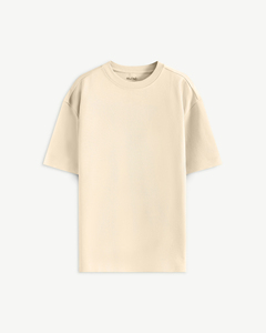 Camiseta Formal de Manga Corta para Hombre, Tejida, Cuello Redondo, Corte Holgado, 100% Algodón, Transpirable, Ecológica, Vietnam - Product Image 1
