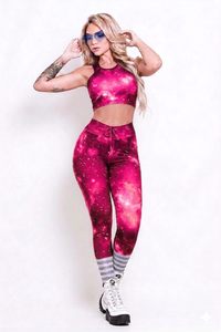 Conjunto de Yoga para Mujer, de la Mejor Calidad, Texturizado, con Costuras Sólidas, Estampado Digital, 2 Piezas, Transpirable, Cintura Alta - Product Image 6
