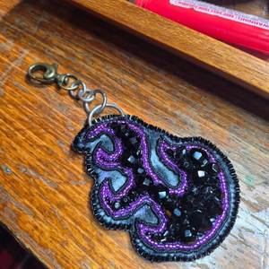 handcrafted <b>keychain</b> handmade keyring embroidered keyring beaded keyring <b>custom</b> <b>keychain</b> personalized <b>keychain</b> gift <b>keychain</b> han - Product Image 3