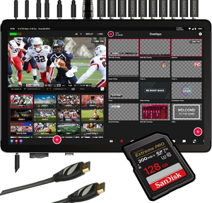 Best Sale Extreme All-in-One Multi-Camera <b>Live</b> <b>Streaming</b> and Switching System Bundle with SanDisk 128GB Memory Card and Pearston - Product Image 3