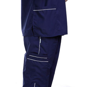 Uniformes Médicos y de Laboratorio, Bata de Trabajo, 100% Poliéster/Rayón, Tejido Transpirable, Fácil de Usar - Product Image 5