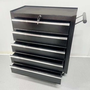 Leshare Blue 4-Drawer Keyed <b>Rolling</b> <b>Tool</b> <b>Box</b> Cabinet with 200kg Load Capacity Modern Design 2-Year Warranty and OEM - Product Image 4