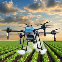 Modèle B100 19L Machines agricoles Pulvérisateur professionnel Protection des cultures Pesticide Agriculture Pulvérisation Drone pour utilisation en serre agricole