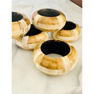 <b>Hand</b> Made Design Bone Napkin <b>Ring</b> Bone Inlay Napkin <b>Ring</b> Bone Napkin <b>Holder</b> Use For Dinning Table At Factory wholesale Price - Product Image 5