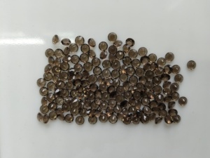 Cuarzo Ahumado Marrón Natural de 4.5MM, Corte Brillante Redondo, Tratado Térmicamente, Gema Suelta de la Mejor Calidad para Joyería - Product Image 3
