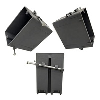 Caja de PVC de 22 Cu para un solo interruptor/toma de corriente, nueva, para montaje con clavos, no metálica, nivel de protección IP65