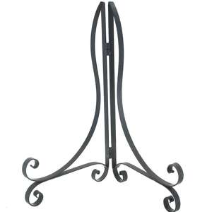 Chevalet de présentation en métal fait main, design vintage, support pour cadre photo, assiette et livre, best-seller - Product Image 1