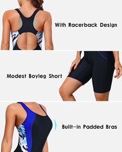 Maillot de bain une pièce respirant pour femmes, idéal pour l'entraînement et les sports aquatiques, 100% haute qualité - Product Image 3
