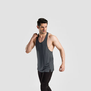 Camiseta sin Mangas para Hombre, Último Modelo, Más Vendida, Hecha de Algodón y Poliéster, Ropa de Gimnasio para Hombre - Product Image 3