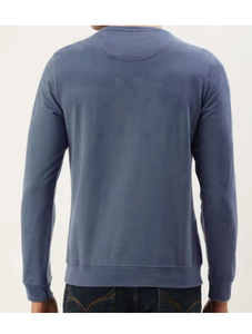 Men's Casual Pullover Crew Neck Fleece Winter Color Block Custom Logo 100% Cotton Breathable Quick Dry Latest <b>Design</b> Sweatshirt - Product Image 2