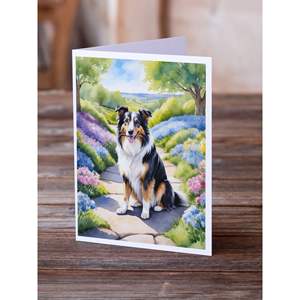 A7แปลกๆขนาด5x7คอลลี่สปริงเส้นทางเปล่าการ์ดโน้ตแพ็ค8ใบพร้อมซองการ์ดอวยพร D0100HA966G โมเดล - Product Image 2