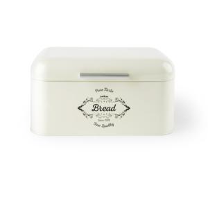 Caja para Pan Excelsa 30x15x18 cm, Contenedor de Almacenamiento de Acero Blanco - Product Image 1