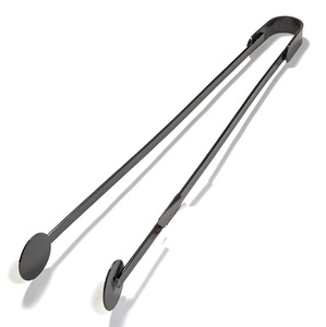 Modern black color coated <b>serving</b> <b>tong</b> with premium look stylish design ideal for home kitchen wedding dining and everyday use - Product Image 2