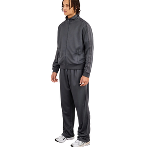 Men's Two Piece Tracksuit Turn Down Collar Full Zip Sweatshirt Pockets Elastic Waist Wide Leg <b>Trousers</b> Relaxed Casual Lounge Set - Product Image 6