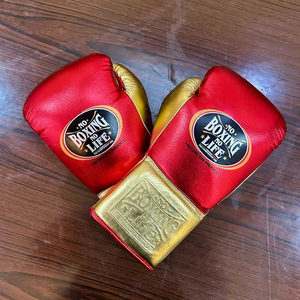 Guantes de Boxeo Hechos a Mano, Sin Boxeo No Hay Vida, Guantes de Sparring de Cuero Vacuno Genuino, Guantes de Boxeo Personalizados para Entrenamiento de Adultos - Product Image 4