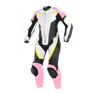 Combinaison de course moto personnalisée pour homme et femme, combinaison de moto professionnelle en cuir avec protection CE, combinaison de motocross - Product Image 4
