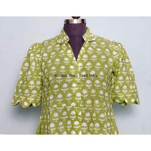 Robe mi-longue élégante à fleurs vintage avec tissu doux et confortable pour le bureau et les occasions professionnelles, design professionnel pour femmes - Product Image 4