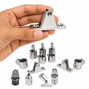 Nouvel accessoire marin Sunstar en acier inoxydable 316 pour bateaux : quincaillerie de capot de bimini, capot supérieur, charnière de pont pour bateau gonflable - Product Image 3