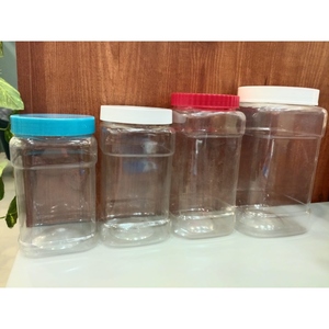 Wholesale Quality Clear <b>Plastic</b> Food <b>Jars</b> with Labels for Easy Identification and Organization - Product Image 1
