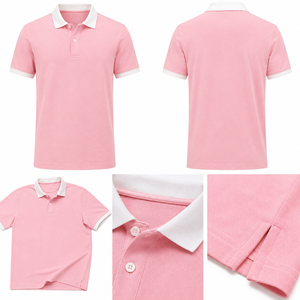 เสื้อเชิ้ตผู้ชายผ้าคอตตอนผสมลายวาฟเฟิล แขนสั้น ทรงเข้ารูป ผ้าถักเนื้อสัมผัสพิเศษ ป้องกันขนร่วง ระบายอากาศได้ดี คอริบ - Product Image 5