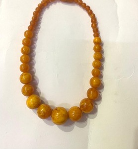 Collar de Resina de la India, Chapado en Rodio con Cierre de Rosca, Personalizable para Bodas - Product Image 3