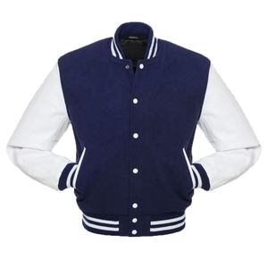 Chaqueta de Invierno para Hombre de Alta Calidad, Diseño Varsity Oversize, Cuerpo de Poliéster/Algodón, Mangas de Spandex con Bordado - Product Image 6