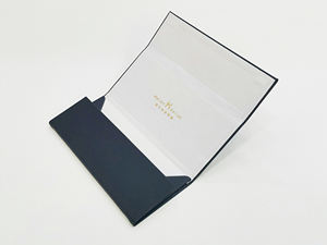 Étui à lunettes pliable personnalisé avec logo, en PU, avec estampage, étui haut de gamme pour lunettes - Product Image 5