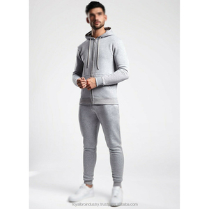 Sweat-shirt épais à fermeture éclair pour homme, modèle 2025, en polyester/coton, imprimé et brodé sur mesure, conception OEM, collection hiver - Product Image 4