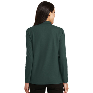 Camisas Casuales de Punto para Mujer, Manga Larga, con Cuello, Estilo Deportivo de Golf, Ecológicas, Transpirables, de Secado Rápido, Servicio OEM - Product Image 2