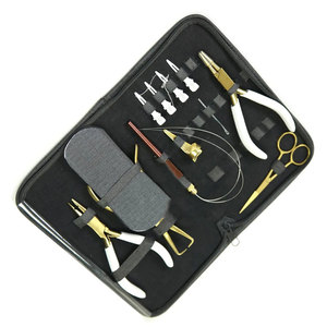 Kit d'accessoires professionnels pour extensions de cheveux, ensemble complet d'outils d'application et de coiffage avec pinces, aiguille à boucle, peigne - Product Image 5
