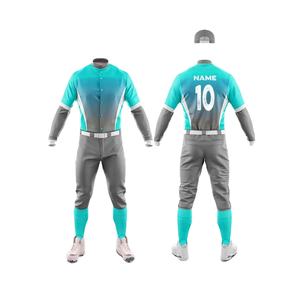 Uniforme de Béisbol Deportivo para Hombre de Alta Calidad, Personalizable, con Botones, Tejido Transpirable con Control Climático - Product Image 1