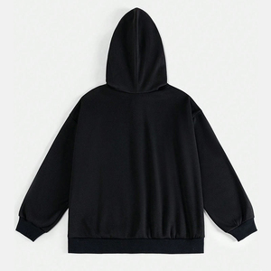 เสื้อฮู้ดดี้ผู้ชายทรงโอเวอร์ไซส์ ดีไซน์ใหม่ เนื้อผ้าคอตตอน 100% หนัก 300 กรัม ระบายอากาศได้ดี เป็นมิตรต่อสิ่งแวดล้อม เหมาะสำหรับฤดูใบไม้ร่วง รับสกรีนลายตามสั่ง - Product Image 2