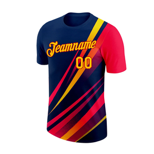 เสื้อยืดผู้ชายดีไซน์ล่าสุด พร้อมชื่อและหมายเลข แขนสั้น ทรงปกติ แห้งเร็ว ระบายอากาศได้ดี เสื้อยืดแบบสั่งทำ - Product Image 2