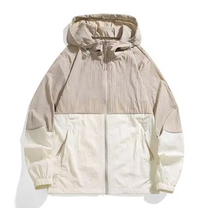 High Quality Hooded <b>Canvas</b> Windbreaker <b>Jacket</b> Casual Oversized Winter Durable Breathable Sporty Zipper Closure Spring Casual - Product Image 4