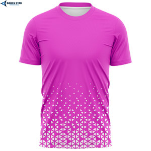 Men's Eco-Friendly Quick Dry Breathable 100% Cotton Jersey T-Shirts Short Sleeve Loose Fit Solid Casual O-Neck Silk Screen - Product Image 6